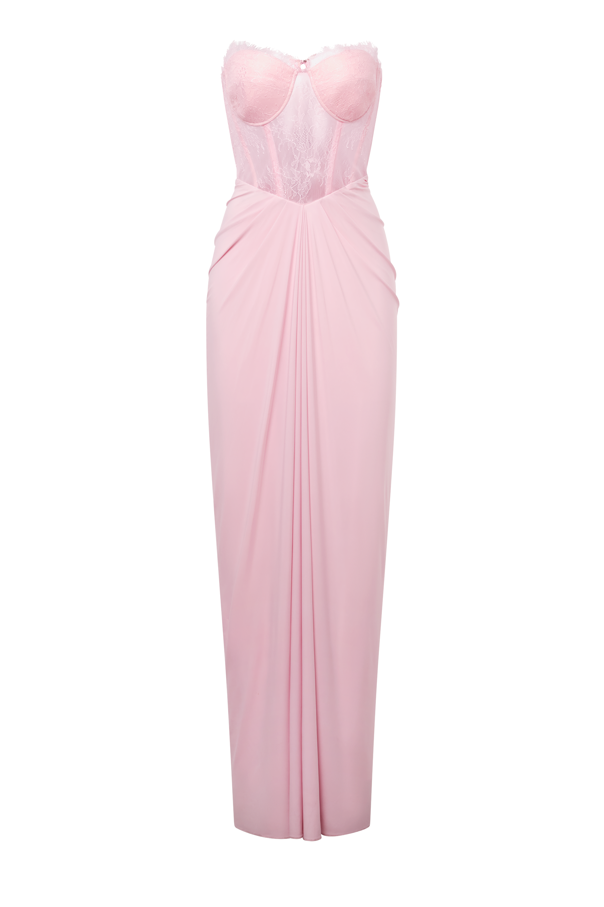 bcbg lace dress pink bcbg Size 4 Blush Lace Pre-Owned Ladies Dress Margaret's Fine Consignment