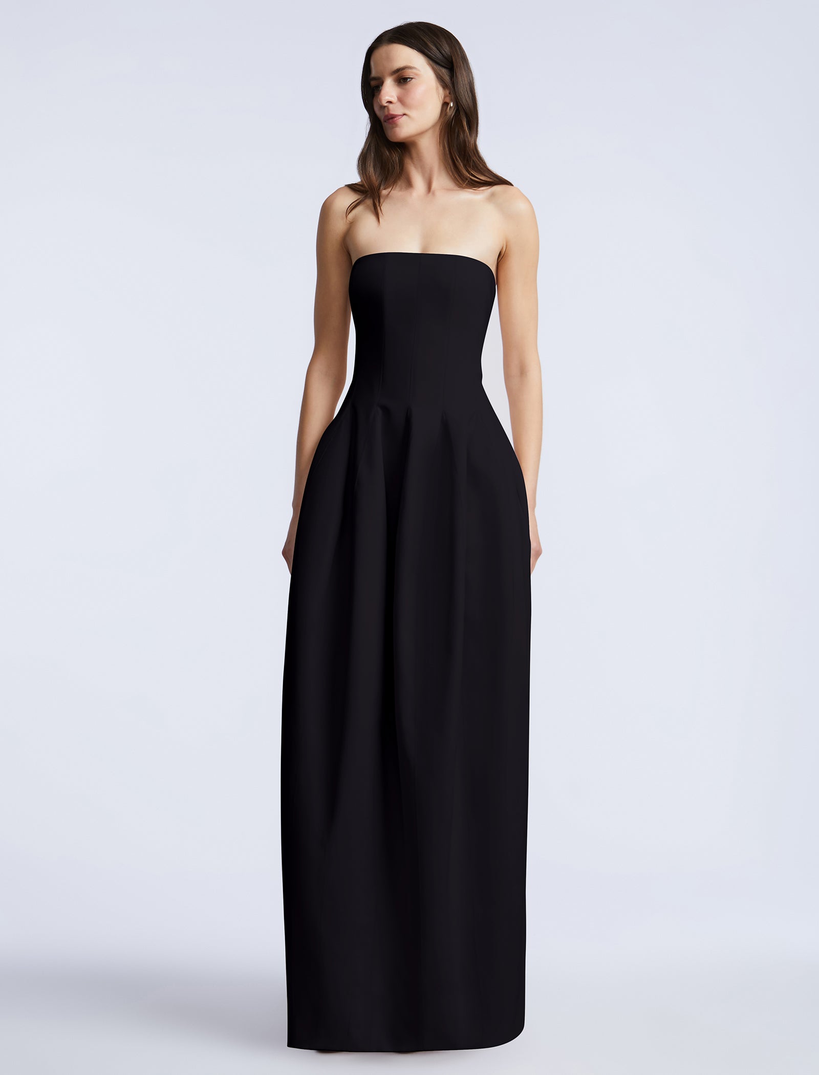 Solid Structured Gown Solid Structured Gown