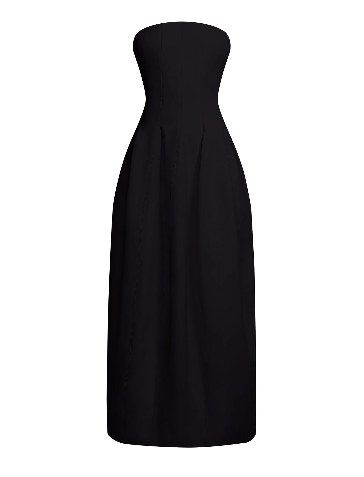 Solid Structured Gown BCBGMAXAZRIA Solid Structured Gown BCBGMAXAZRIA