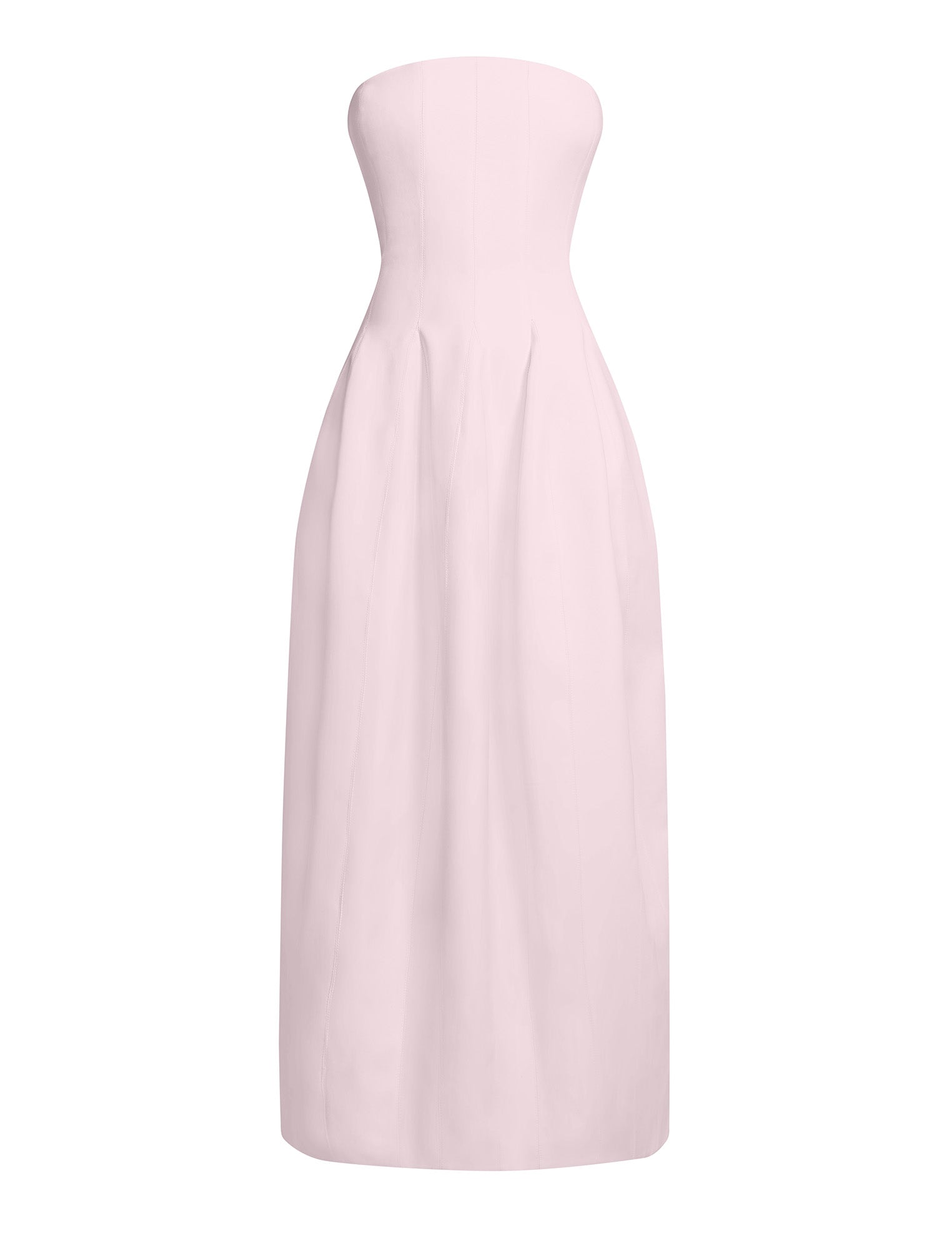 strapless open back dress Solid Structured Gown BCBGMAXAZRIA strapless open back dress Solid Structured Gown BCBGMAXAZRIA