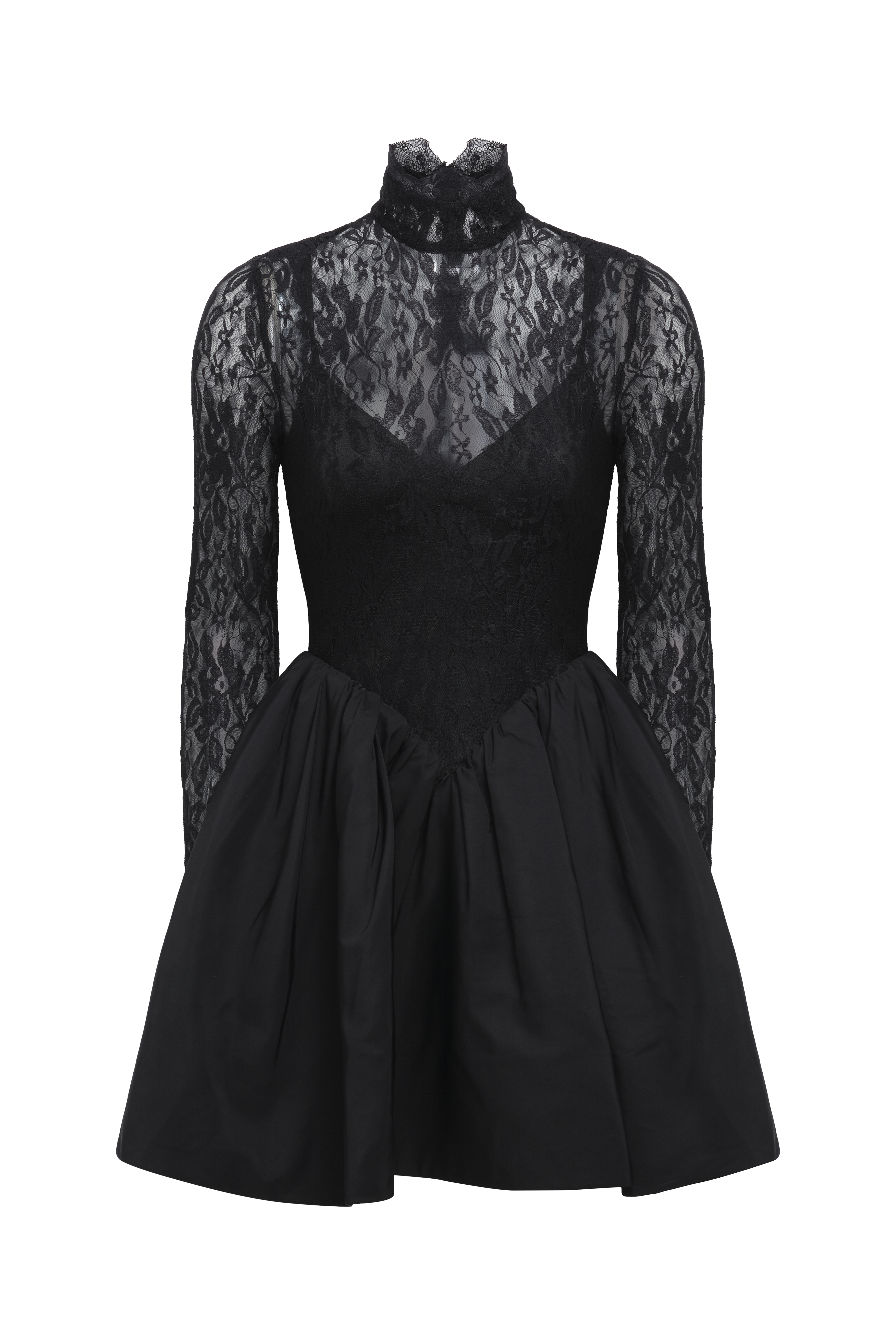 Stretch Lace Bubble Dress BCBGMAXAZRIA Stretch Lace Bubble Dress BCBGMAXAZRIA