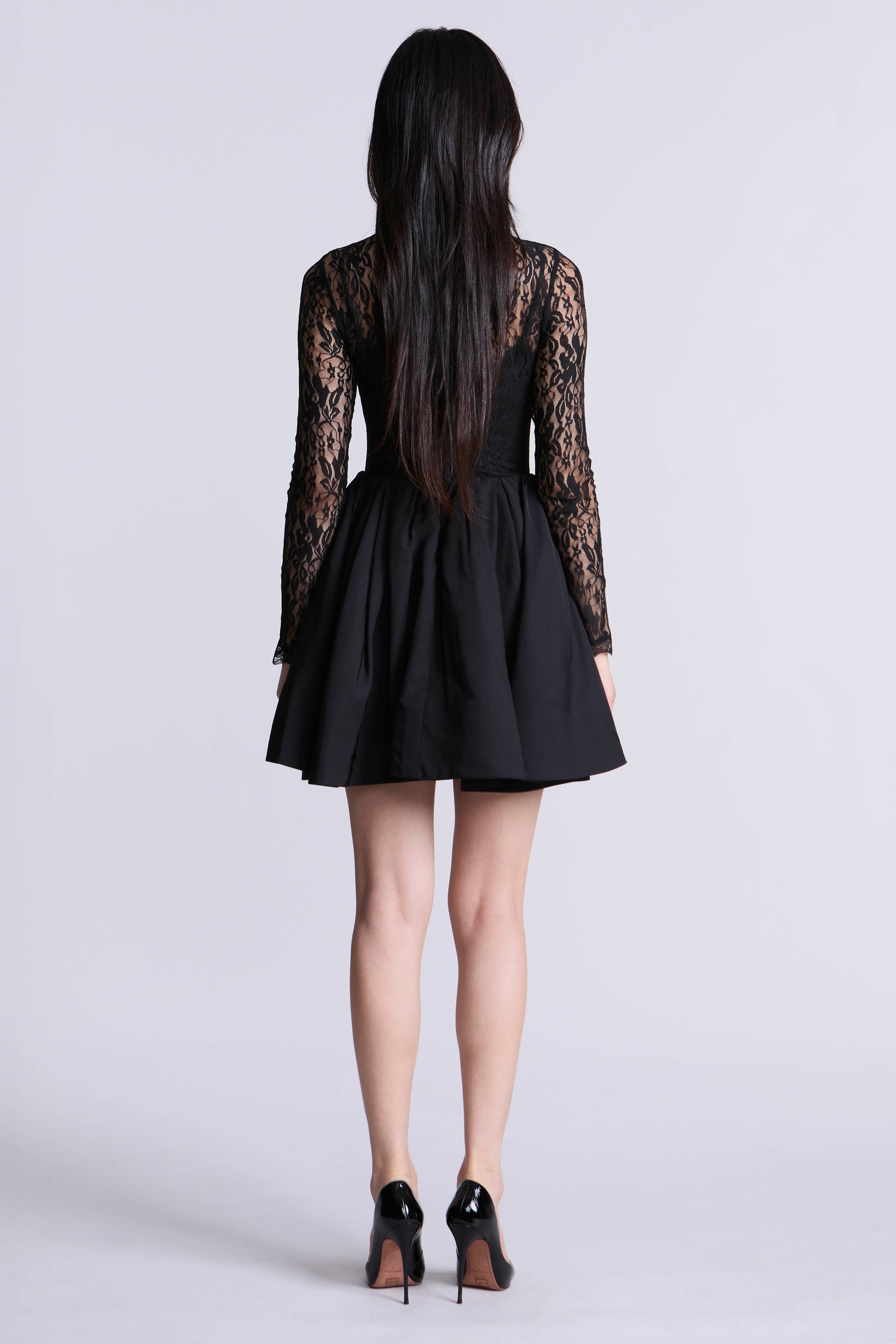 Vintage Bcbgmaxazria Dresses Stretch Lace Bubble Dress Black Vintage Bcbgmaxazria Dresses Stretch Lace Bubble Dress Black