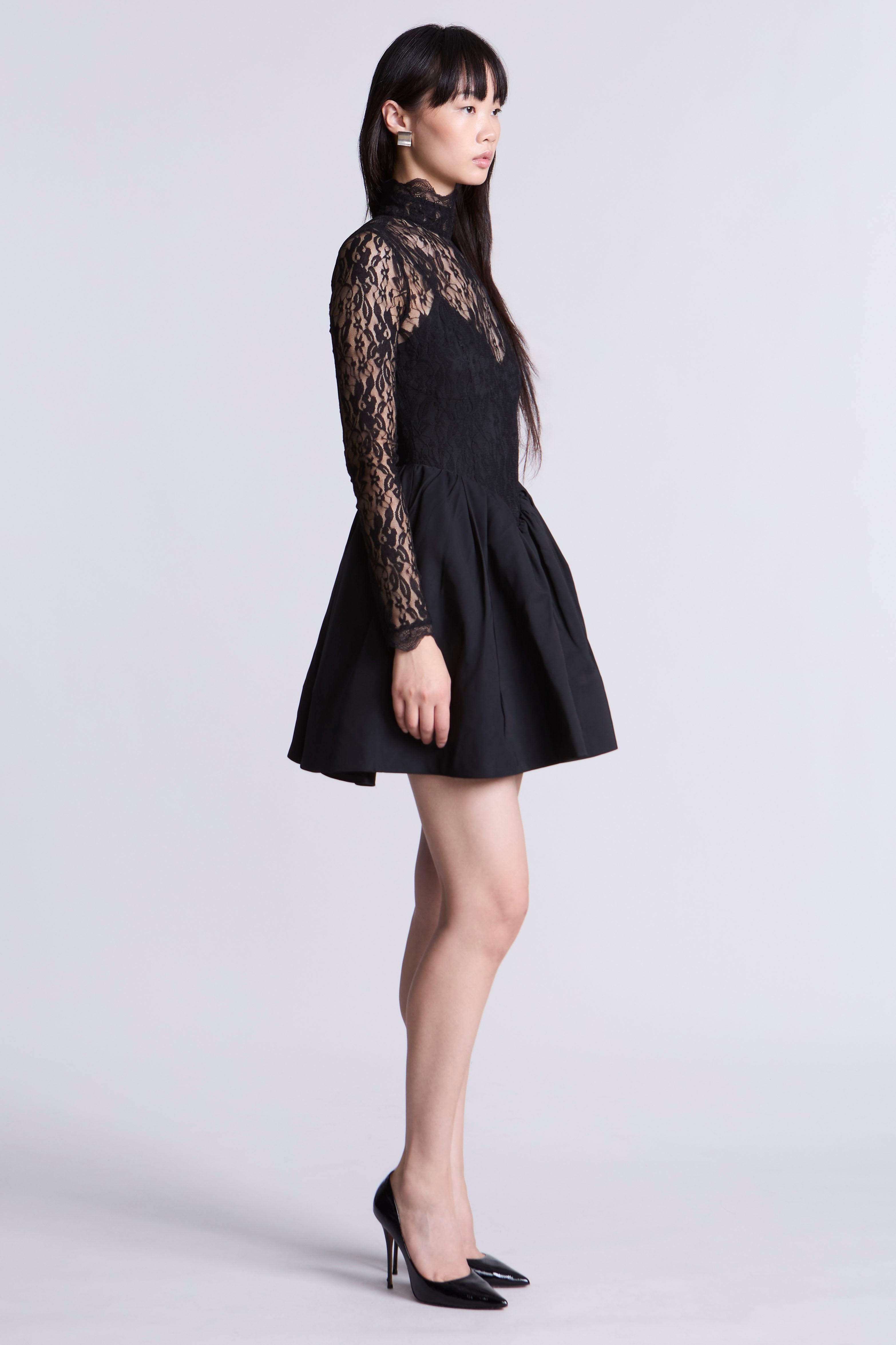 Stretch Lace Bubble Dress BCBGMAXAZRIA Stretch Lace Bubble Dress BCBGMAXAZRIA