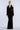 Long Sleeve Halter Velvet Gown