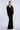 Long Sleeve Halter Velvet Gown