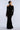 Long Sleeve Halter Velvet Gown