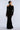 Long Sleeve Halter Velvet Gown
