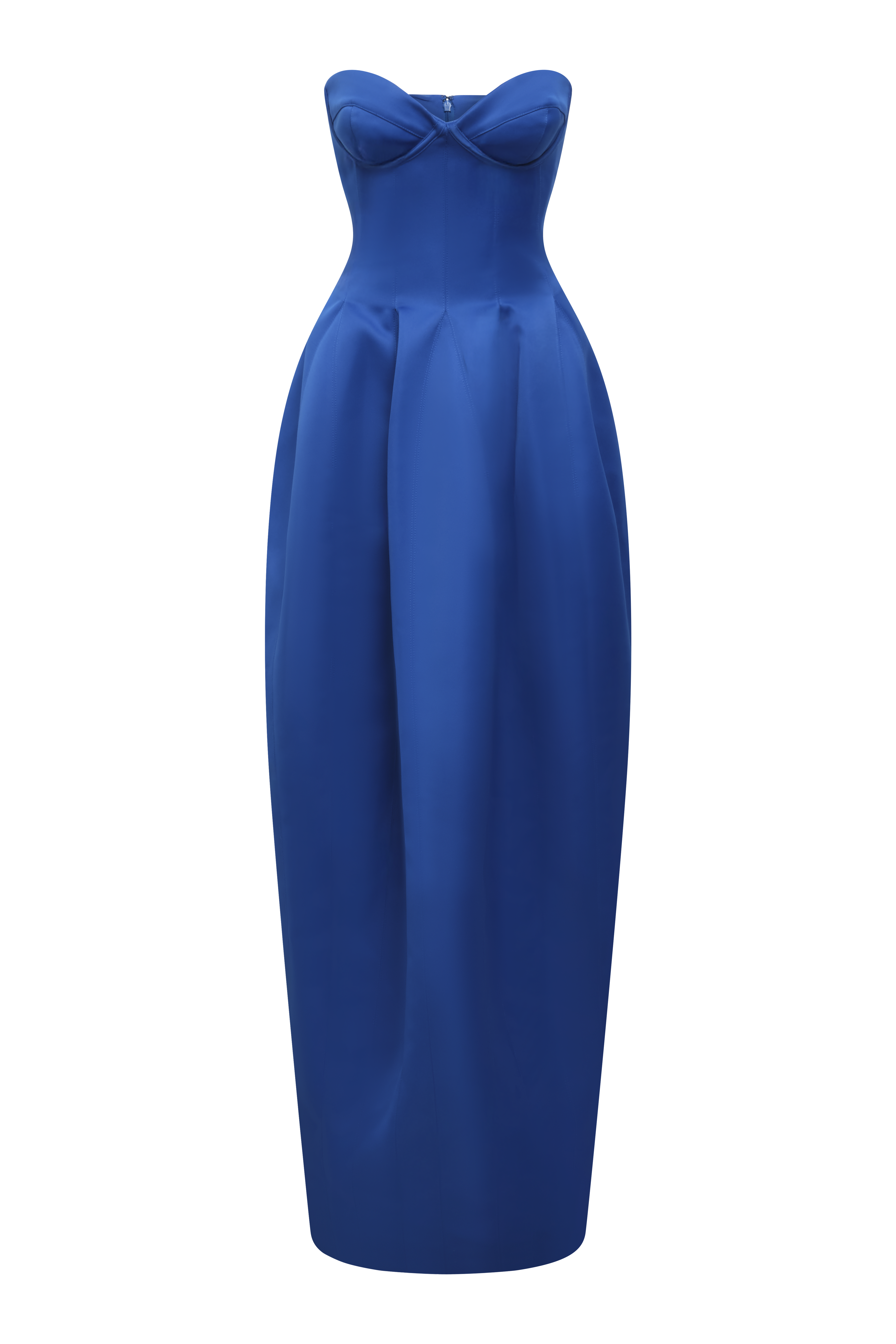 Strapless Structured Gown Nautical Blue / 6 Strapless Structured Gown Nautical Blue / 6