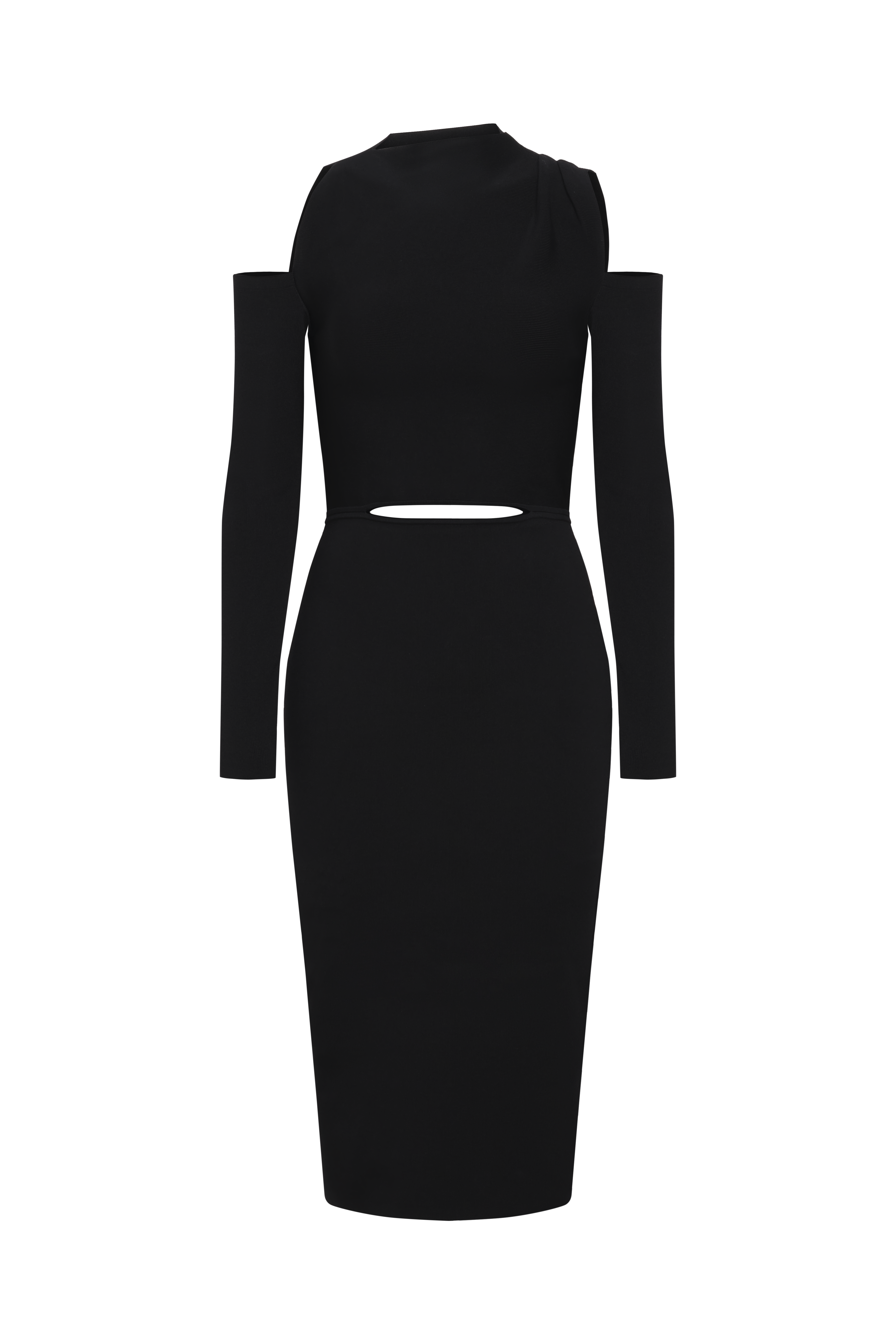 bcbg black off the shoulder dress NWT BCBG MAXAZRIA Black Conrad Off-the-shoulder Asymmetrical Dress Sz S