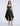 Solid Bubble Hem Dress