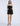 Solid Cascade Mini Dress