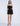 Solid Cascade Mini Dress