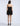 Solid Cascade Mini Dress