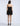 Solid Cascade Mini Dress
