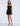 Solid Cascade Mini Dress