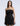 Solid Cascade Mini Dress