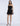 Solid Cascade Mini Dress