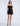 Solid Cascade Mini Dress