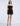 Solid Cascade Mini Dress