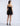 Solid Cascade Mini Dress