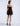 Solid Cascade Mini Dress