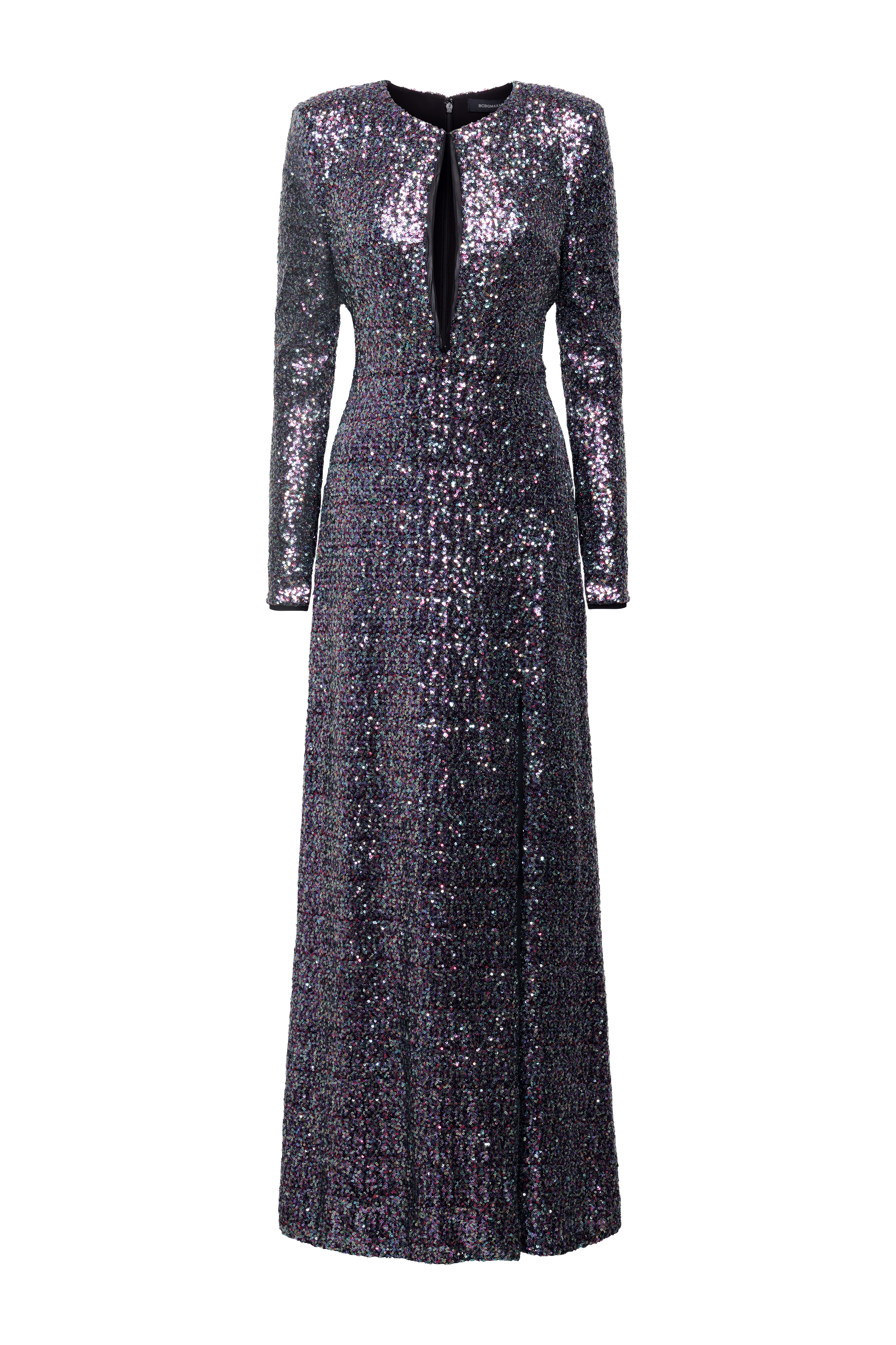 bcbg long sequin dress Sequin Lace Gusset Gown Jasmine / 6