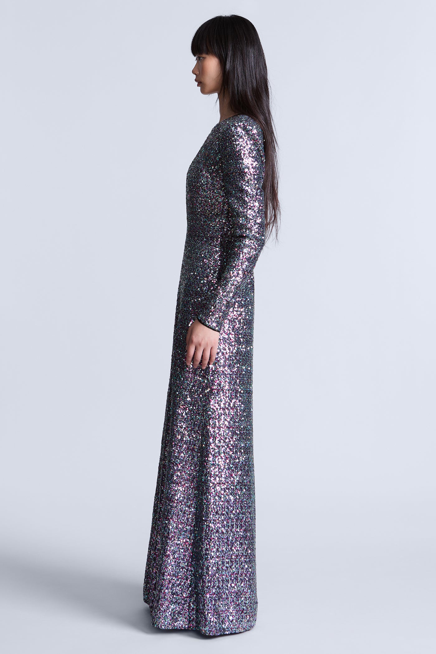 bcbg long sleeve sequin dress BCBGMAXAZRIA Women's Fitted Bodycon Midi Dress Long Sleeve Mock Neck Pleated Glitter Mesh, Gunmetal, X-Small : Clothing, Shoes & Jewelry