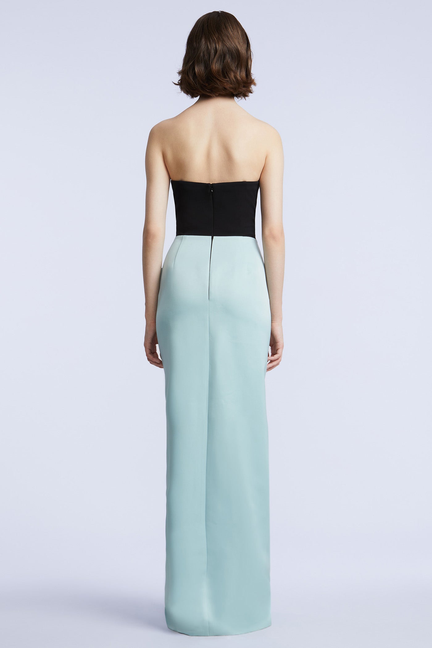 Ana Gown Robin Egg & Black / 8 Ana Gown Robin Egg & Black / 8