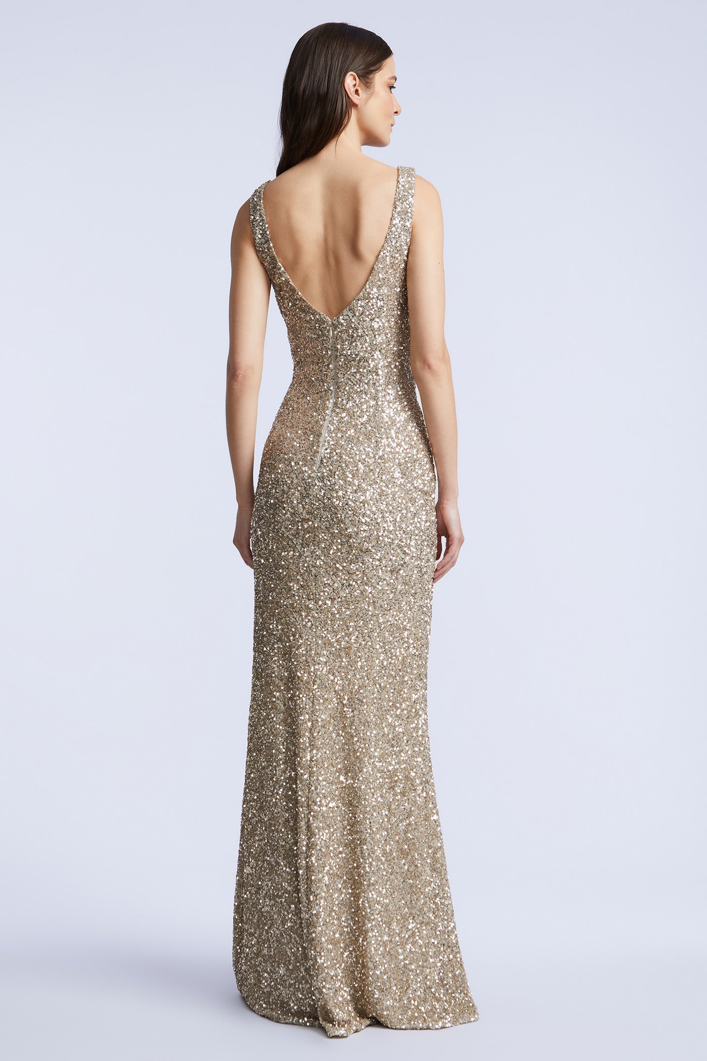 gold sequin bcbg dress Vintage BCBGMAXAZRIA Womens Size 8 Sequin Tulle Dress