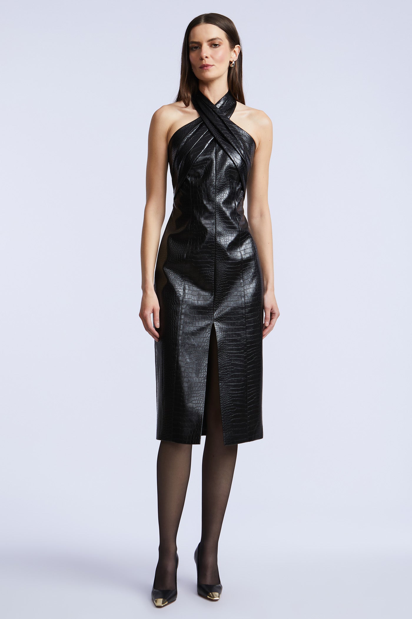 bcbg black comb dress Astrid Dress