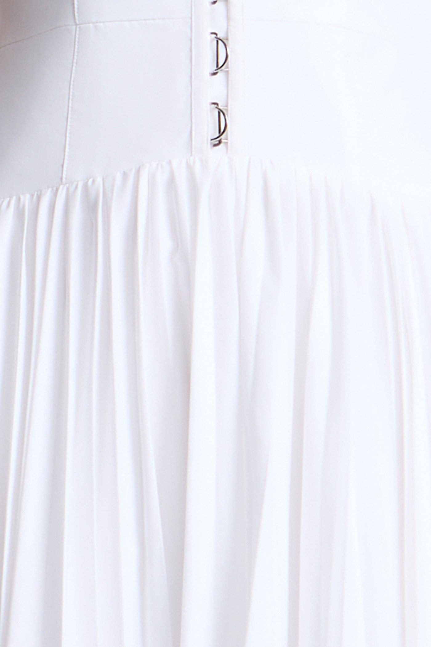 bcbg white midi dress Bcbg Women's Sheer Detail Crewneck Midi Dress - Cream