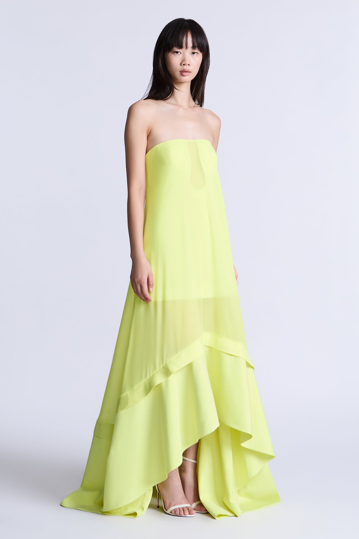 bcbg neon maxi dress BCBGMAXAZRIA Neon Lime Green Sweetheart Bustier Mini Dress Size 0