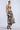 Printed Side Panel Midi Skirt