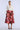 Printed Cascade Midi Skirt