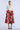 Printed Cascade Midi Skirt
