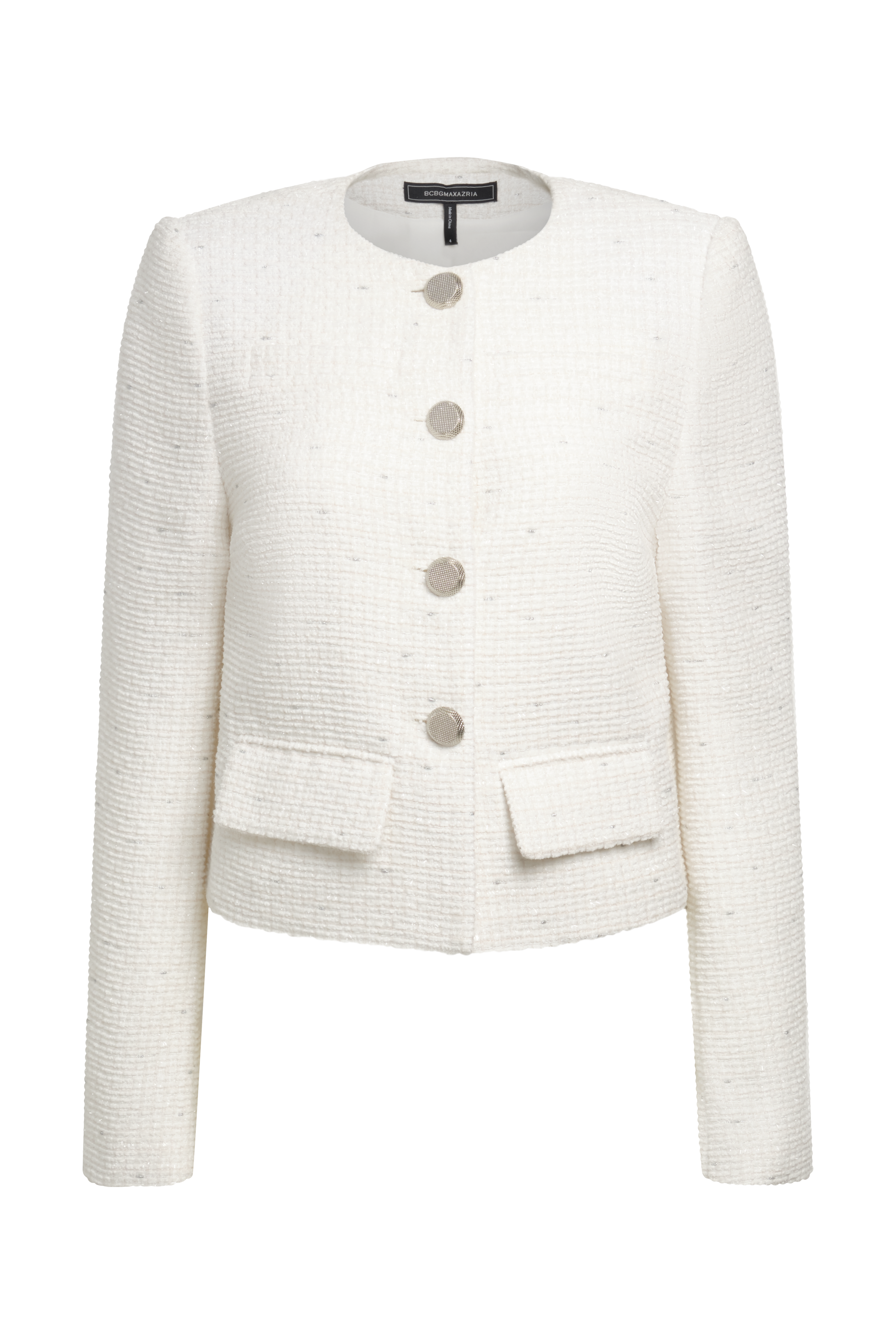 Tweed Chasseur Jacket – BCBGMAXAZRIA Tweed Chasseur Jacket – BCBGMAXAZRIA