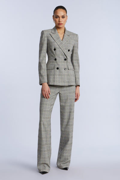 極美品★バーバリー×シルク混高級グレーダブルジャケット★春夏◎メタル釦◎B694 Glen Plaid Blazer – BCBGMAXAZRIA