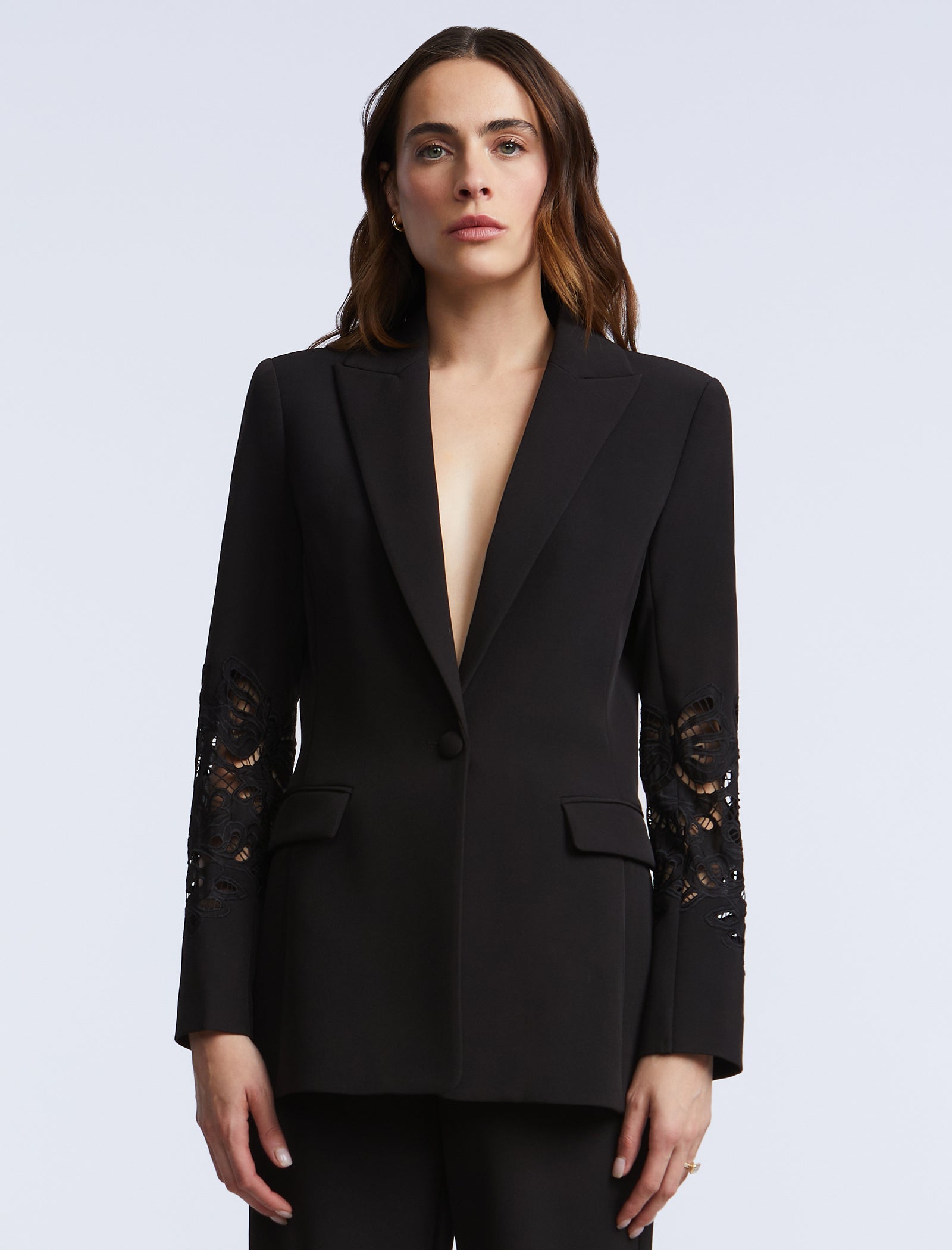 Combo Blazer Notch Lapel Combo Blazer Notch Lapel