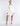 FRONT VIEW CLOUDY WHITE LONG SLEEVE SQUARE NECK RUFFLE MINI DRESS WITH ASYMMETRICAL HEM