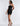 SIDE VIEW BLACK STRAPLESS BODYCON MINI DRESS WITH SEQUINS AND MESH BACK