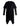 BLACK/DK NAVY WOMEN'S DRAPED SHAWL COLLAR WOOL COAT WITH LAMB LEATHER SLEEVE