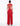 BACK VIEW RED SLEEVELESS MOCK NECK JUMPSUIT WITH OPEN BACK AND TIE DETAIL