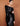 FRONT DETAIL EDITORIAL VIEW BLACK SEQUIN LONG SLEEVE BACKLESS COLUMN GOWN