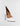 SIDE VIEW WOMEN'S WHITE LEATHER CLASSIC PUMP HEEL