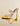 FRONT SIDE VIEW WOMEN'S TUSCANY YELLOW LEATHER POINTED TOE SANDAL HEEL