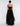BACK VIEW BLACK LAYERED RUFFLE TULLE SKIRT