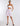 FULL FRONT VIEW LAVENDER FROST WOMEN'S BELTED HIGH-WAIST SHORT