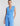 CALM BLUE ZOOMED FRONT VIEW WOMEN'S PLUNGING SILK TOP
