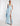 FRONT VIEW DREAM BLUE WOMEN'S V-NECK GOWN