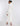 BACK VIEW WOMEN'S WHITE BELTED TRENCH COAT